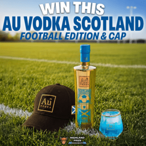 AU VODKA SCOTLAND FOOTBALL EDITION & CAP