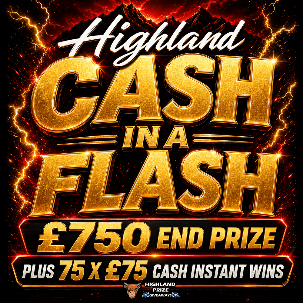 HIGHLAND CASH IN A FLASH + 75 INSTANT WINS