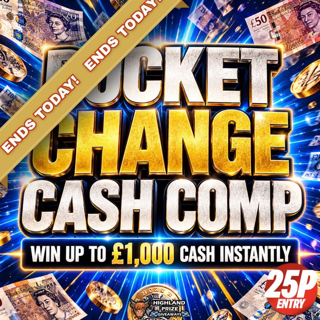 POCKET CHANGE CASH COMP + 125 INSTANT WINS