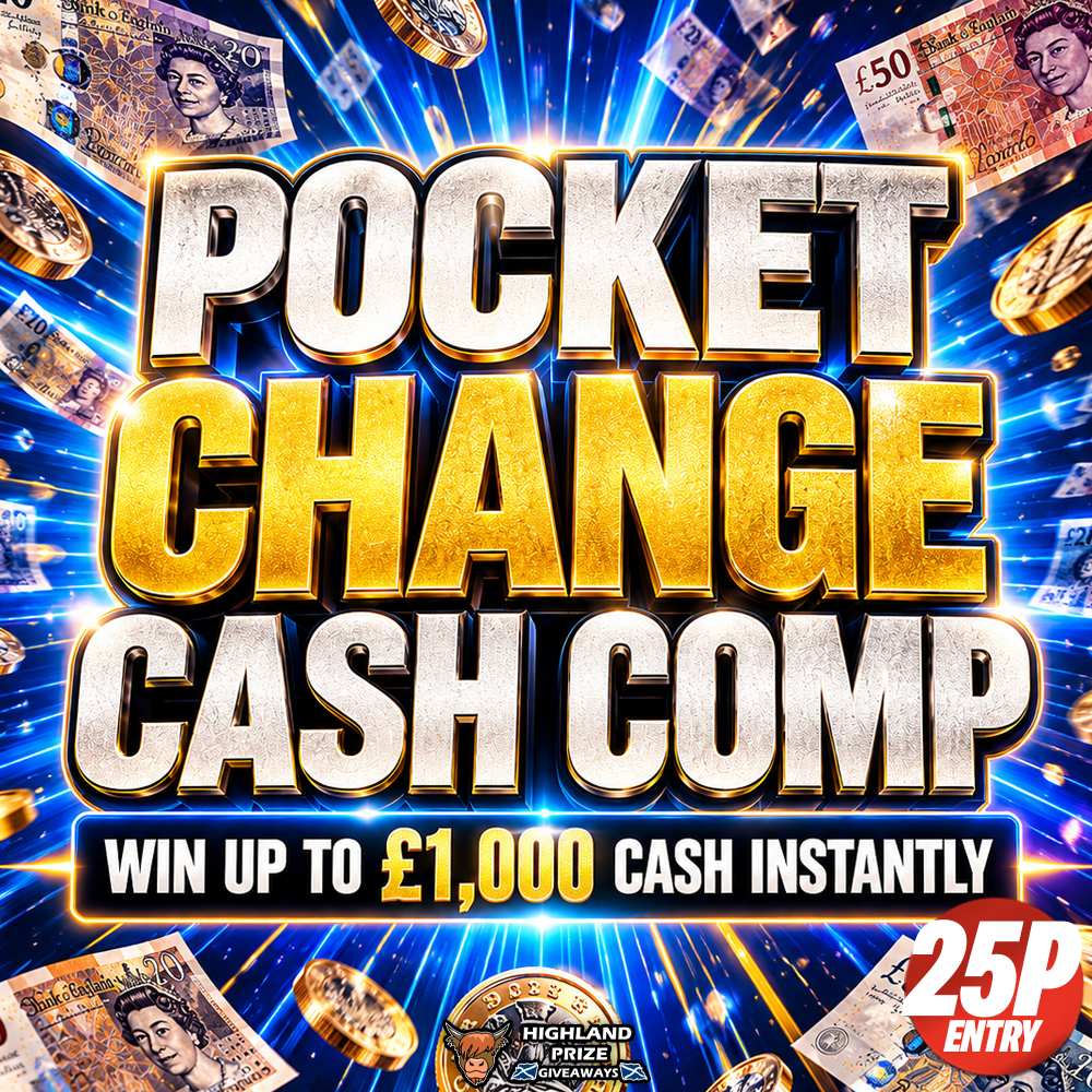 POCKET CHANGE CASH COMP + 125 INSTANT WINS