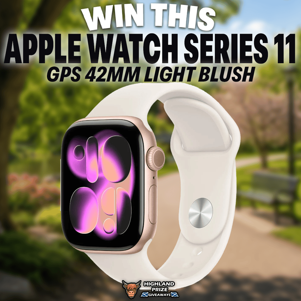 APPLE WATCH SERIES 11 GPS 42MM LIGHT BLUSH SPORT BAND OR £210 CASH ALTERNATIVE