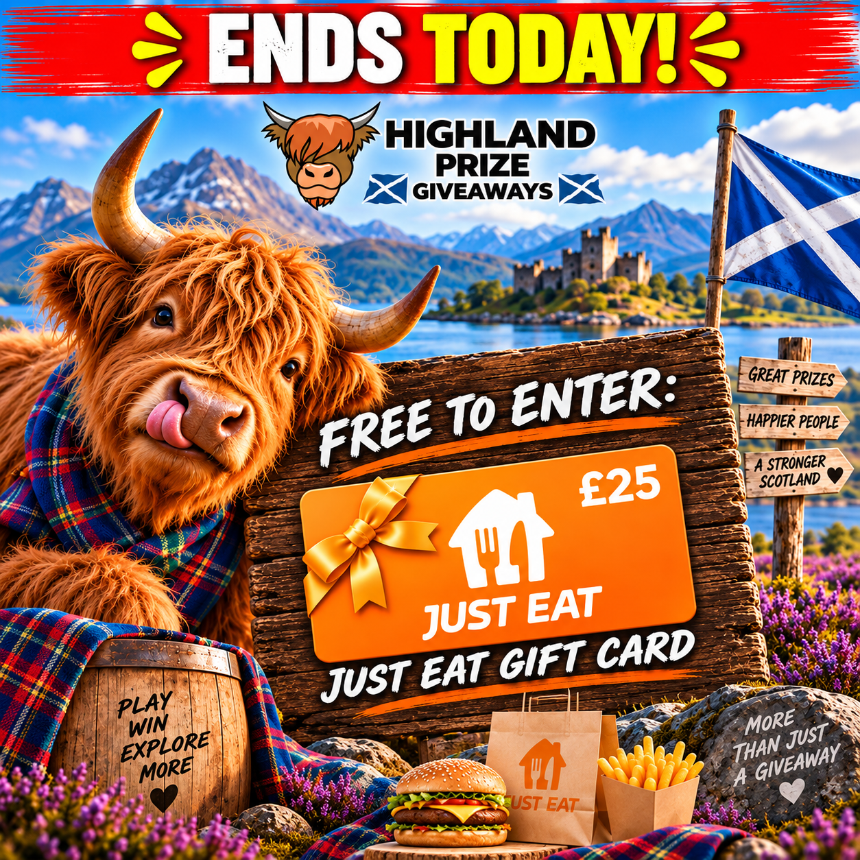 £25 JUST EAT GIFT CARD