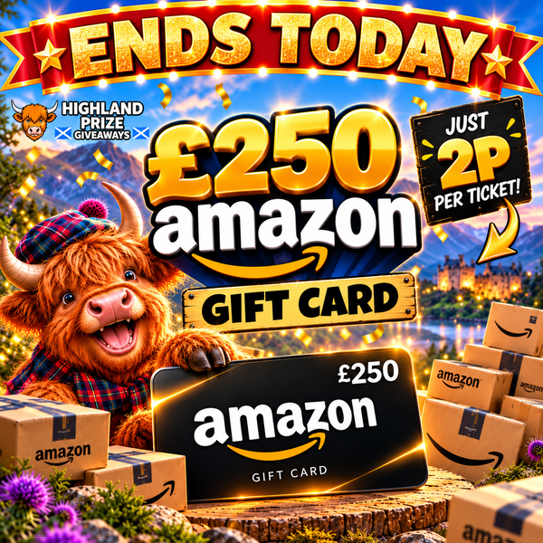 £250 AMAZON GIFT CARD TUESDAY 20TH OCTOBER