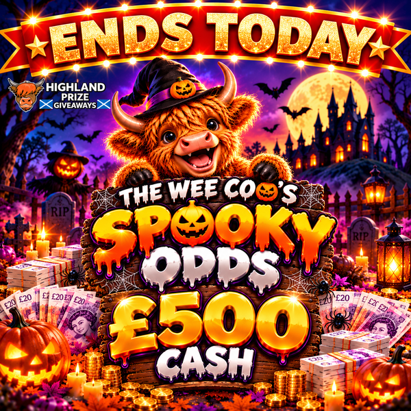 THE WEE COO’S SPOOKY ODDS £500 CASH