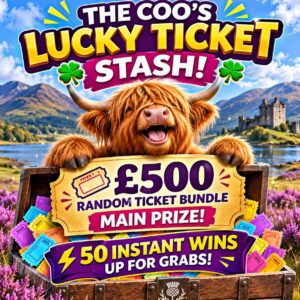 THE COO’S LUCKY TICKET STASH + 50 INSTANT WINS